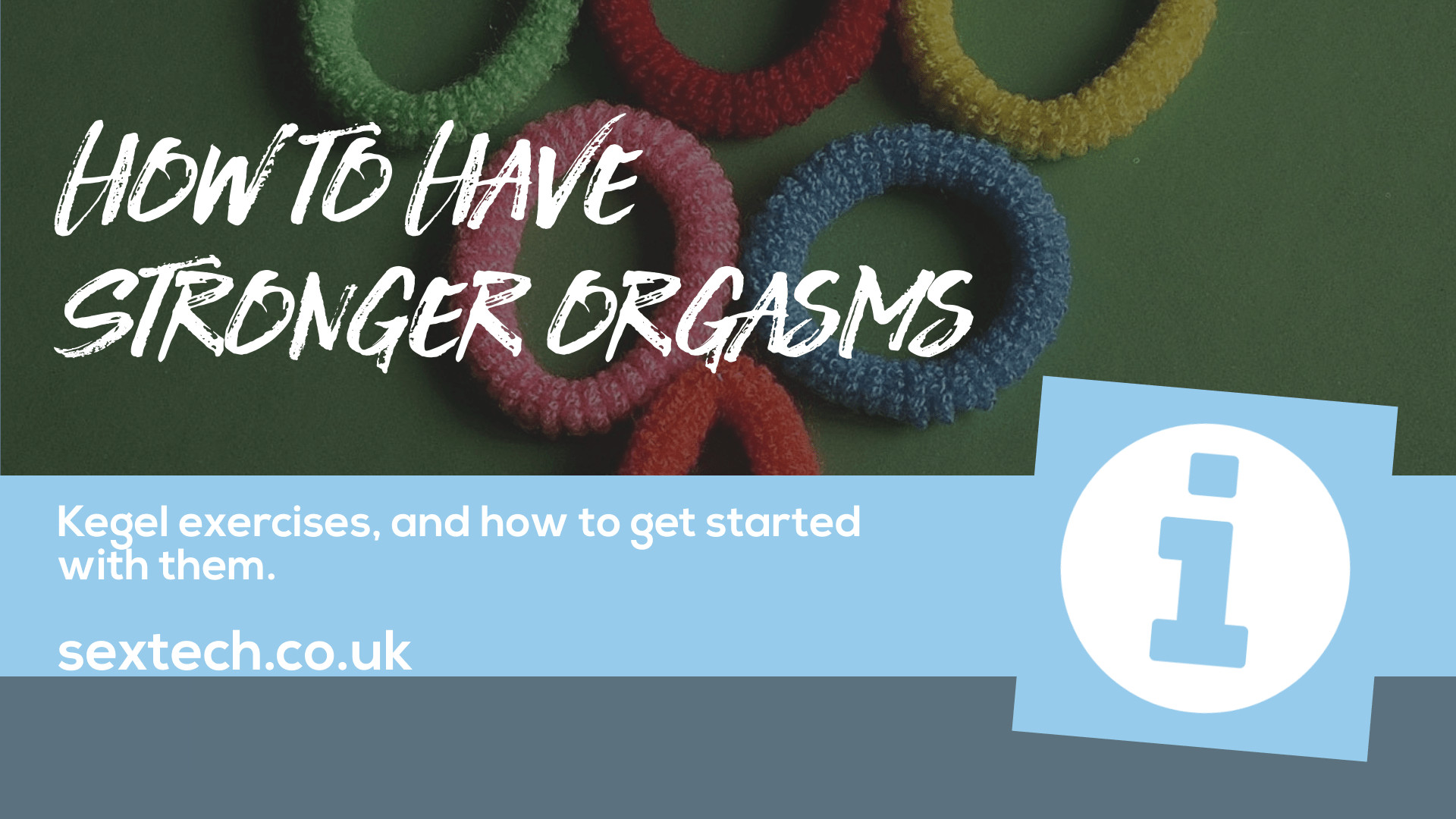 Want stronger orgasms? Train your pelvic floor with kegel exercises Want stronger orgasms? Train your pelvic floor with kegel exercises