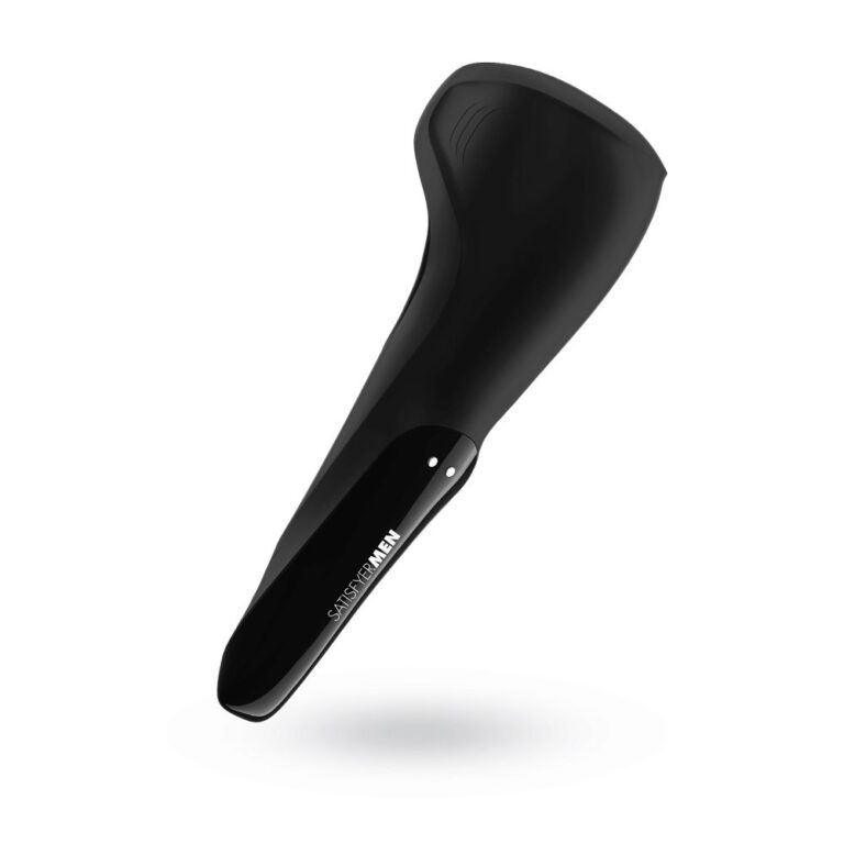 Satisfyer Men Wand Masturbator Premium Sleeves Black Silicone detail