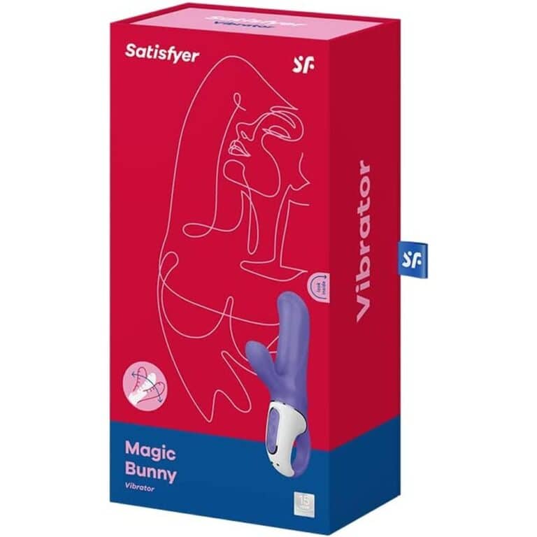 Satisfyer Vibes Magic Bunny Rechargeable GSpot Vibrator G-Spot Vibrators Purple Silicone detail