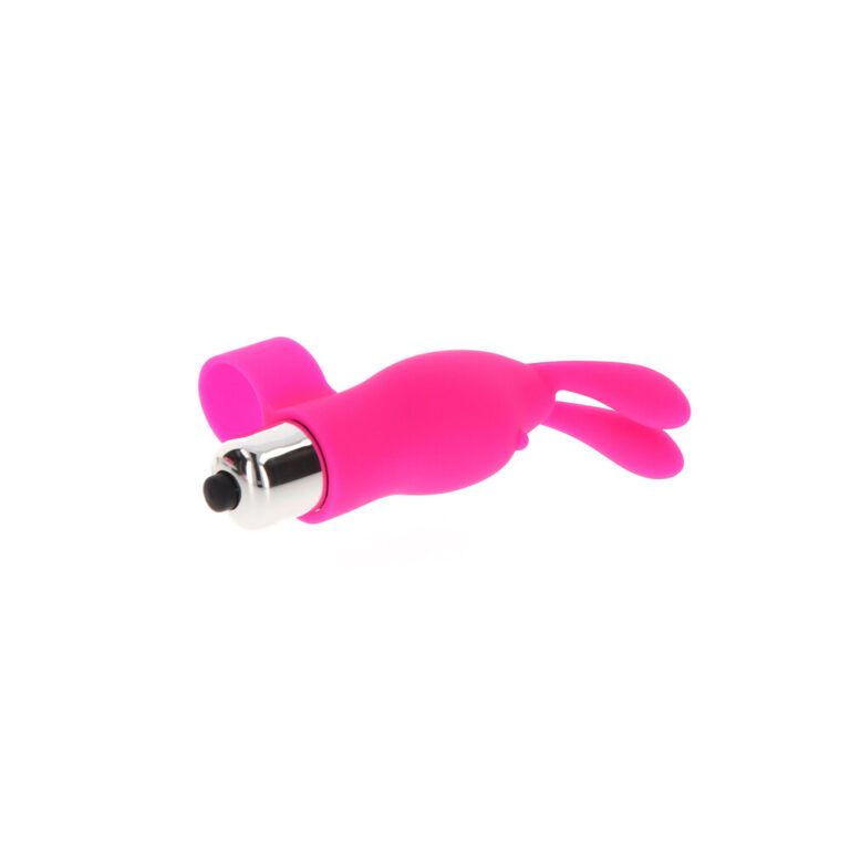 ToyJoy Bunny Pleaser Finger Vibe Finger Vibrators Pink Silicone detail
