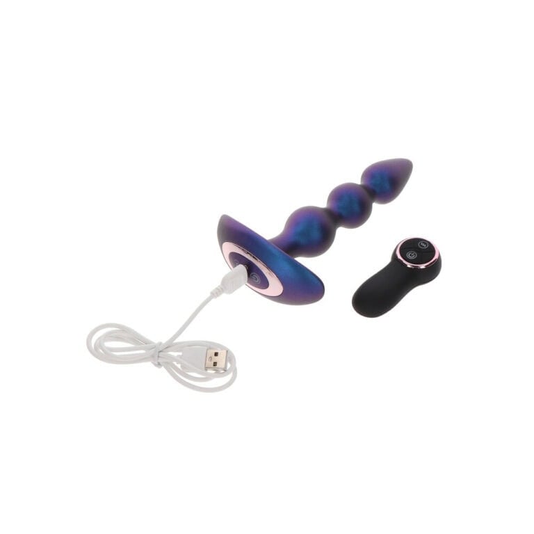 ToyJoy Buttocks The Bold Trembling Butt Plug Vibrating Buttplug Purple Silicone detail