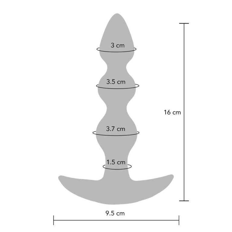 Anatomical anal plug designed for adult pleasure, featuring multiple size variations for enhanced stimulation. Made from body-safe silicone, ideal for beginners and experienced users.