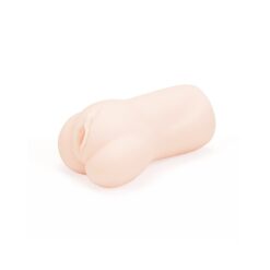 Realistic sex toy with lifelike skin texture and detailed anatomy, designed for adult pleasure and intimacy, ideal for personal use.