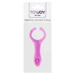 Vibrating clitoral stimulator C-ring designed for enhanced pleasure and intimacy, made from body-safe silicone, discreet, and easy to use for couples or solo play.