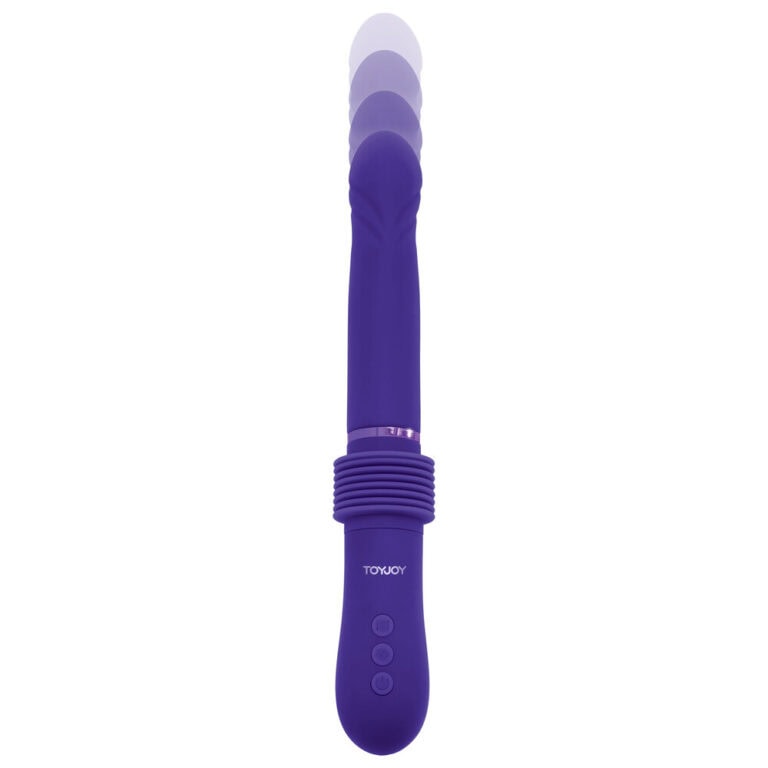 Vibrating personal massager in purple, designed for intimate pleasure and sexual wellness, featuring multiple vibration modes and ergonomic design for enhanced stimulation.