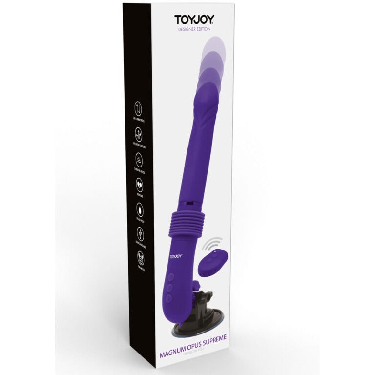 An SEO-friendly image featuring the ToyJoy Magnum Opus Supreme, a high-quality adult pleasure device designed for intimate satisfaction, showcasing innovative features and sleek design.