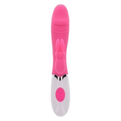 ToyJoy Funky Rabbit Vibrator Pink - side view
