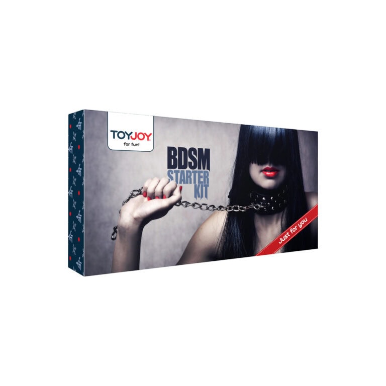 BDSM starter kit by ToyJoy for fun, adult bondage, fetish play, and BDSM accessories. Perfect for exploring new sensations and enhancing intimacy in a safe, discreet package.