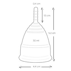 Mae B Intimate Health 2 Large Menstrual Cups - Image 4