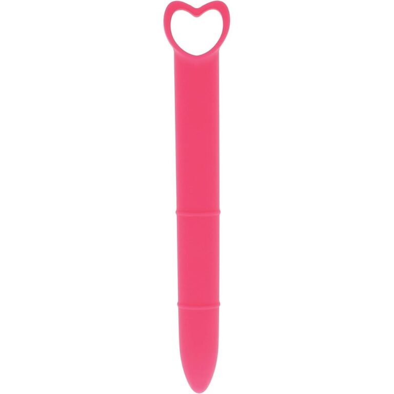 Pink heart-shaped clitoral stimulator designed for enhanced intimacy and pleasure, ideal for solo or couple use, featuring a sleek, discreet design and targeted stimulation.