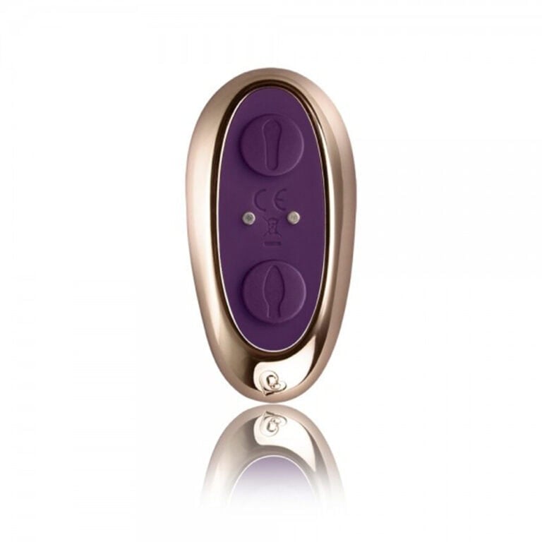 Rocks Off Cocktail Remote Control Couples Vibe Purple Clitoral Silicone detail