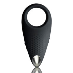Rocks Off Empower MenX Cockring Black Vibrating Rings Silicone