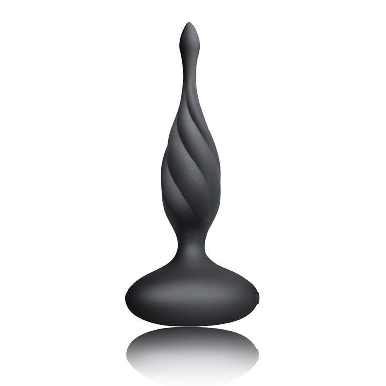 High-quality black silicone anal toy designed for safe, pleasurable experiences, combining innovative technology with sleek aesthetics. Ideal for exploring new sensations and enhancing intimacy in a d.