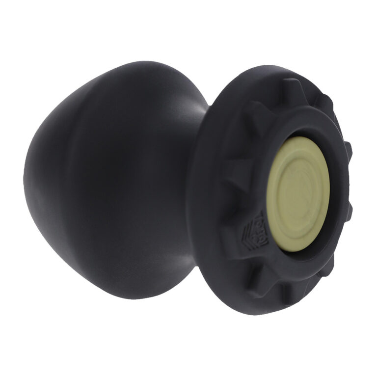 Doc Johnson Kum Keeper Large Black Tunnel and Stretchers Silicone detail