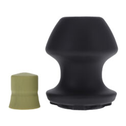 Doc Johnson Kum Keeper Large Black Tunnel and Stretchers Silicone detail
