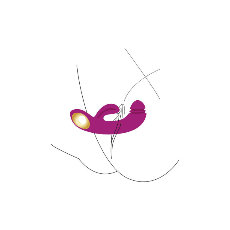 Xocoon Harmony Dual Touch Gspot Vibrator G-Spot Vibrators Purple Silicone detail