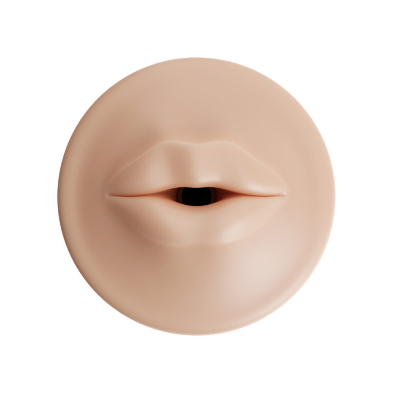 Realistic silicone lips sex toy for adult pleasure, designed for intimate stimulation and enhanced sexual experience, ideal for solo or partner play.