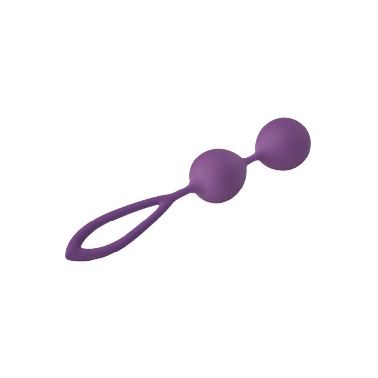 Double Ball Kegel exerciser for women, made of body-safe silicone, designed to strengthen pelvic floor muscles, improve intimacy, and enhance sexual health. Perfect for beginners and experienced users.