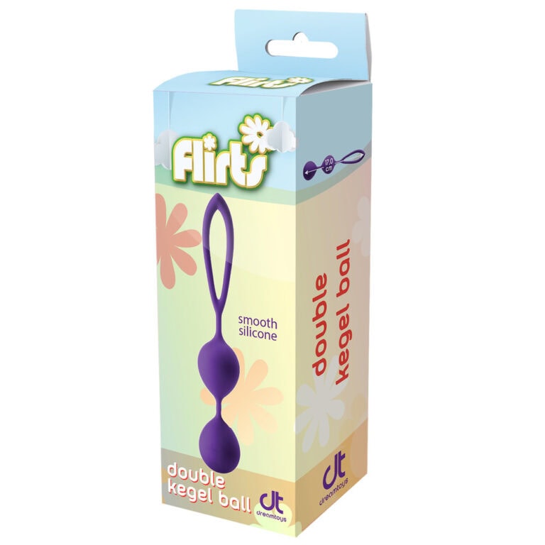 Double Kegel Ball for pelvic floor strengthening and sexual wellness, made from smooth silicone for comfortable use, ideal for women seeking discreet intimacy enhancement and pelvic muscle exercises.