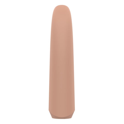 An image of a nude sex toy on a white background.