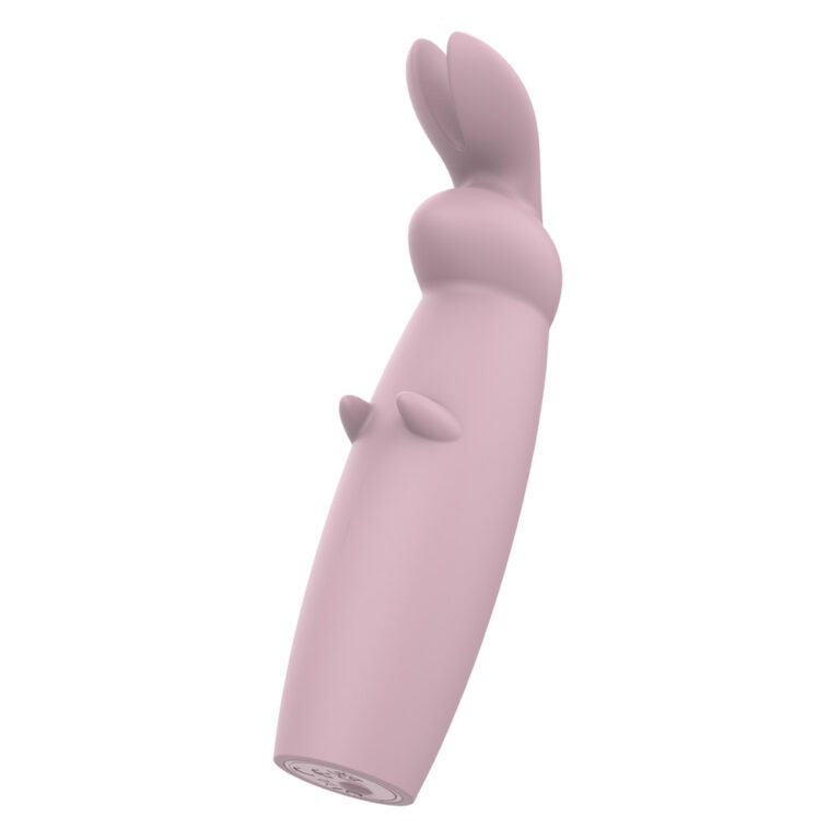 A pink rabbit vibrator designed for intimate pleasure, featuring dual stimulation with a realistic shape and flexible ears for enhanced arousal.