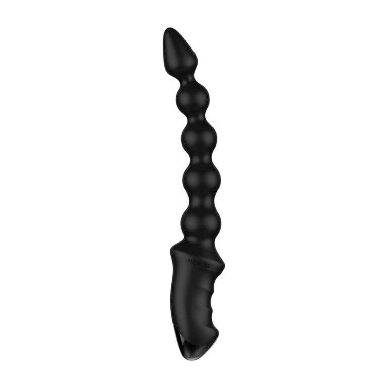 Nexus Bendz Vibrating Anal Probe Vibrating Buttplug Black Silicone detail
