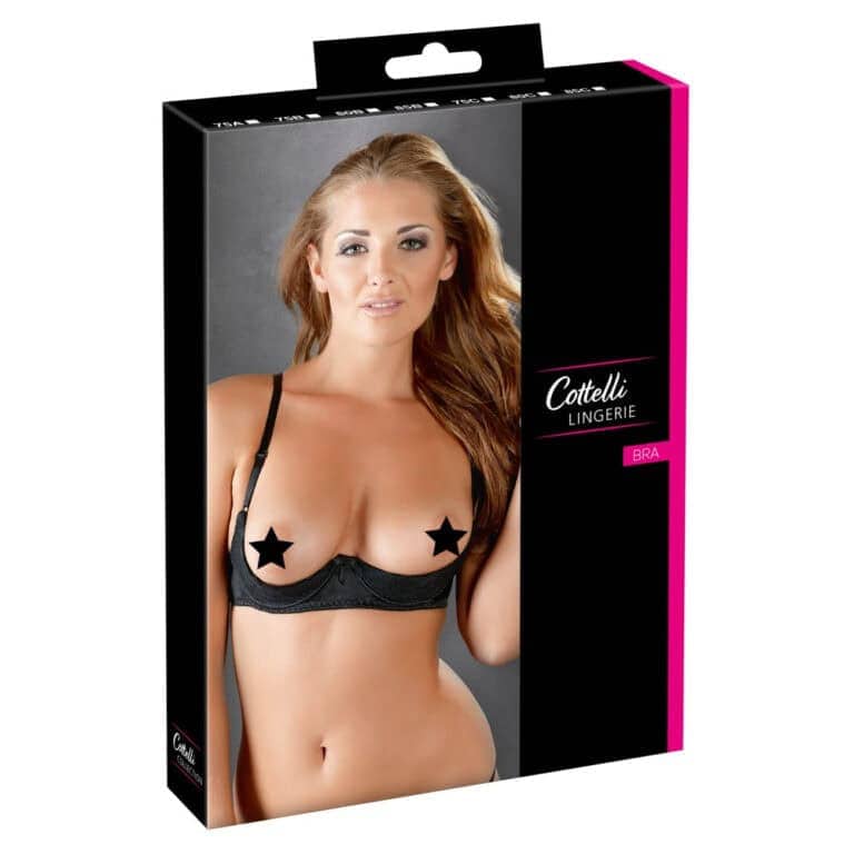 Elegant black lingerie bra with a sleek design, perfect for intimate wear and enhancing confidence. Ideal for special occasions or everyday sensuality.