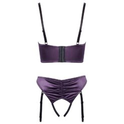 Cottelli Satin Quarter Cup Bra Set - Image 4