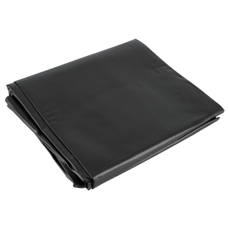Black plastic sheet for privacy, protection, and covering surfaces in intimate settings. Ideal for discreet use, easy to clean, and versatile for various adult and sexual wellness applications.