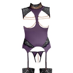 Abierta Fina Basque and Crotchless Set Chains - Image 3