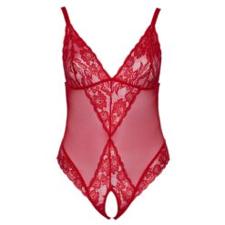 Cottelli Curves Crotchless Body Red - Image 4