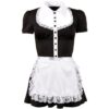 A black and white maid dress.