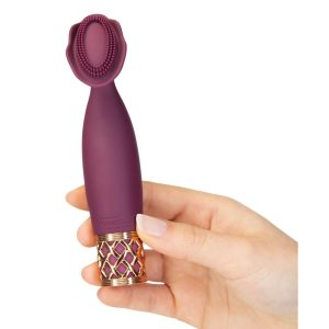 Pillow Talk Secrets Passion Mini Massager - Close-up of the control buttons