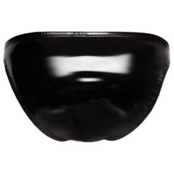 Black Level Vinyl Briefs With Zip Black - Image 4