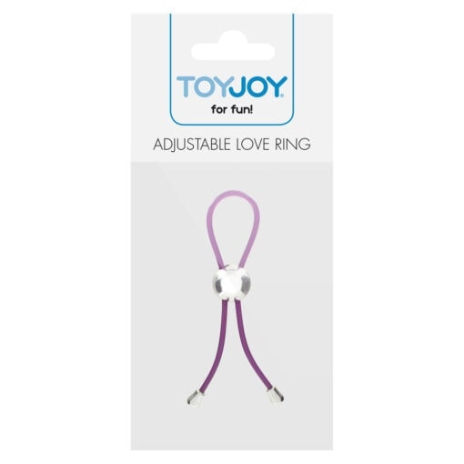 Toy joy adjustable love ring - purple.