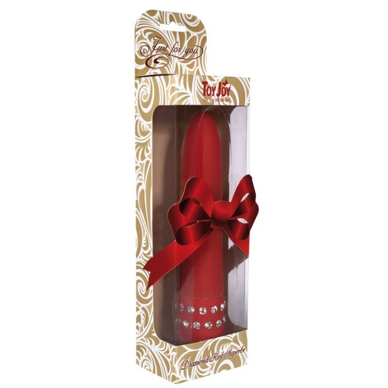 ToyJoy Diamond Red Superbe Mini Vibrator Mini Vibrators Plastic detail