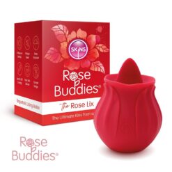 Alternative view of Skins Rose Buddies The Rose Flix Clitoral Massager Red