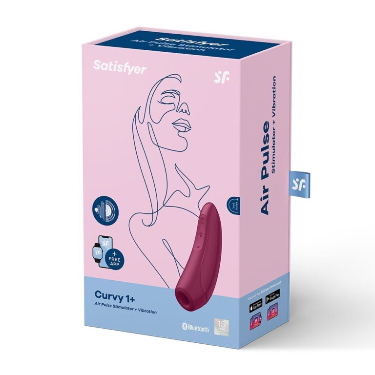 High-quality sextech device for intimate pleasure, featuring air pulse stimulation and vibration functions, compatible with Bluetooth and free app for customizable experiences.