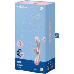 Satisfyer Hot Lover Warming Vibrator With App Control Pink 4002538x4