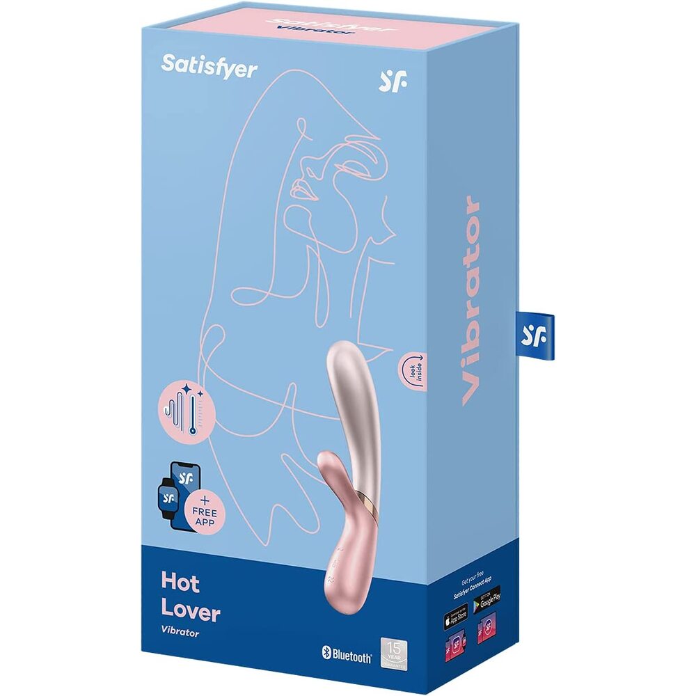 Satisfyer Hot Lover Warming Vibrator With App Control Pink Satisfyer Hot Lover Warming Vibrator With App Control Pink - Image 4