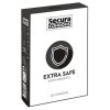 Secure condoms extra safe tampons.
