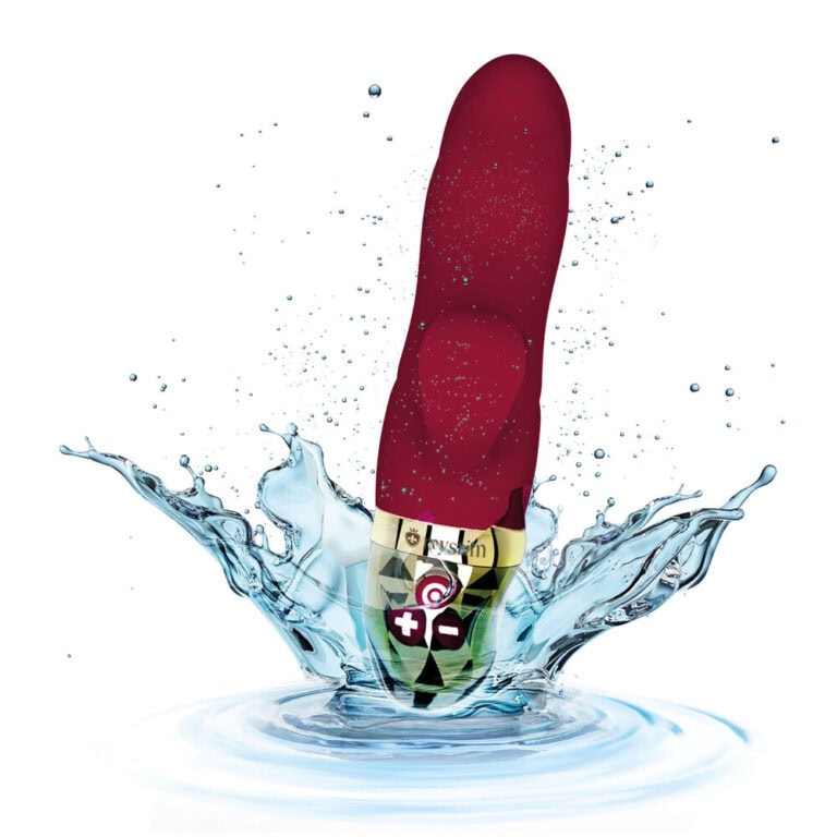 MyStim Hop Hop Bob Vibrator Mini Vibrators Pink Silicone detail