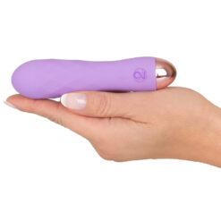 Alternative view of Cuties Silk Touch Rechargeable Mini Vibrator Purple