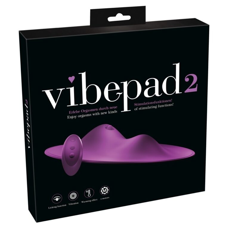 Vibepad 2 sexual wellness device designed for pleasure, featuring multiple stimulation modes and wireless remote control for enhanced intimacy and satisfaction.