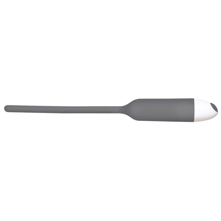 Vibrating Urethral Stimulation Mens Dilator Medical Instruments Grey Silicone detail