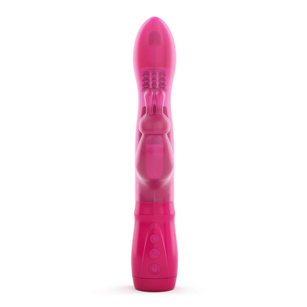 Dorcel Furious Rabbit Vibrator - packaging and product details displayed together.