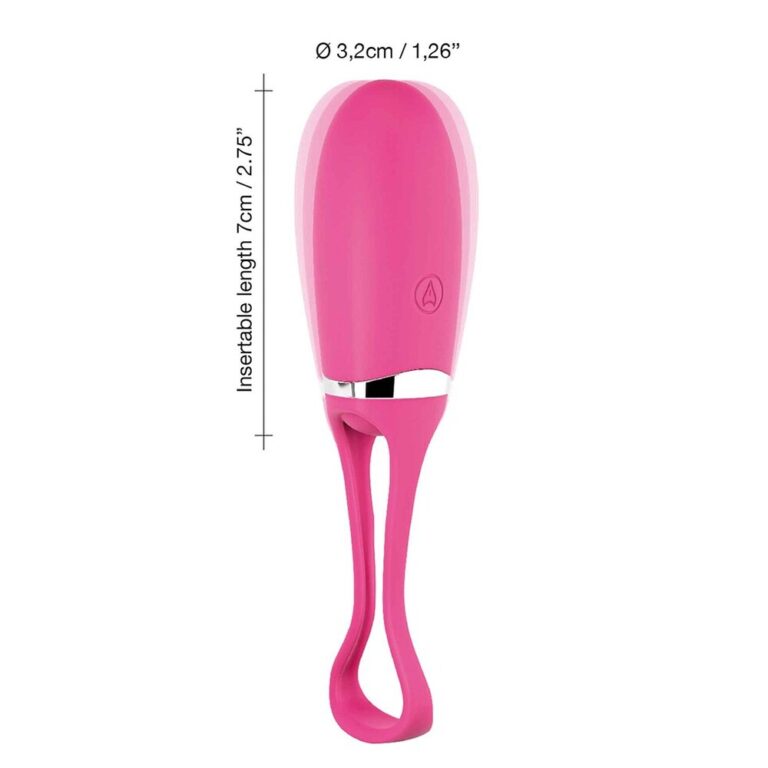 Dorcel Secret Delight Remote Control Vibrating Egg Long-Distance and Interactive Toys Pink Silicone detail