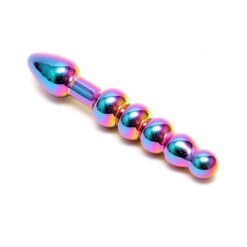 Alternative view of Sensual Multi Coloured Glass Laila Anal Probe