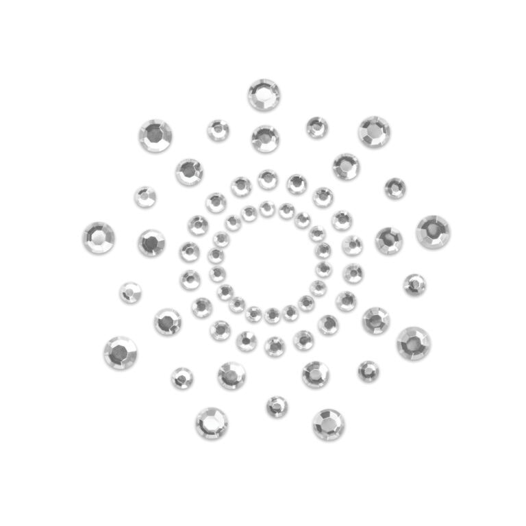 Elegant silver rhinestones ideal for enhancing sex toys and intimate accessories, adding a touch of sparkle and luxury. Perfect for DIY pleasure products, adult costumes, and erotic decor.