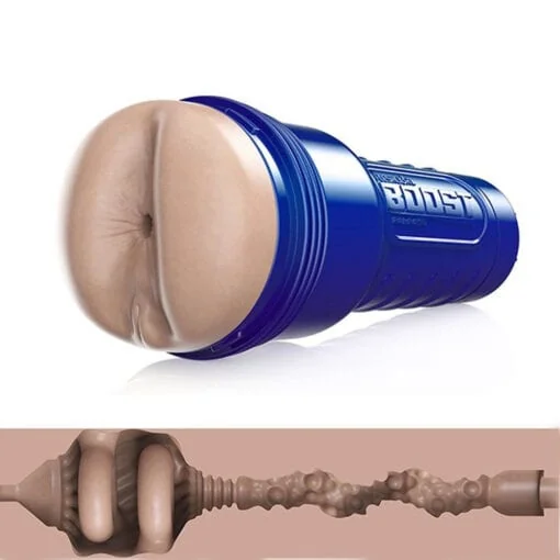 A blue sex toy with a sex toy attached to it.